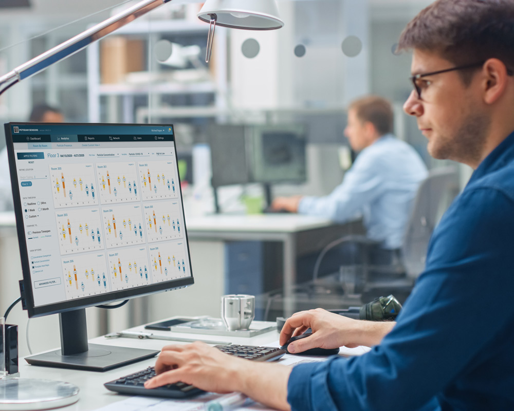 TelosAir Air Quality and Ventilation Management Dashboard